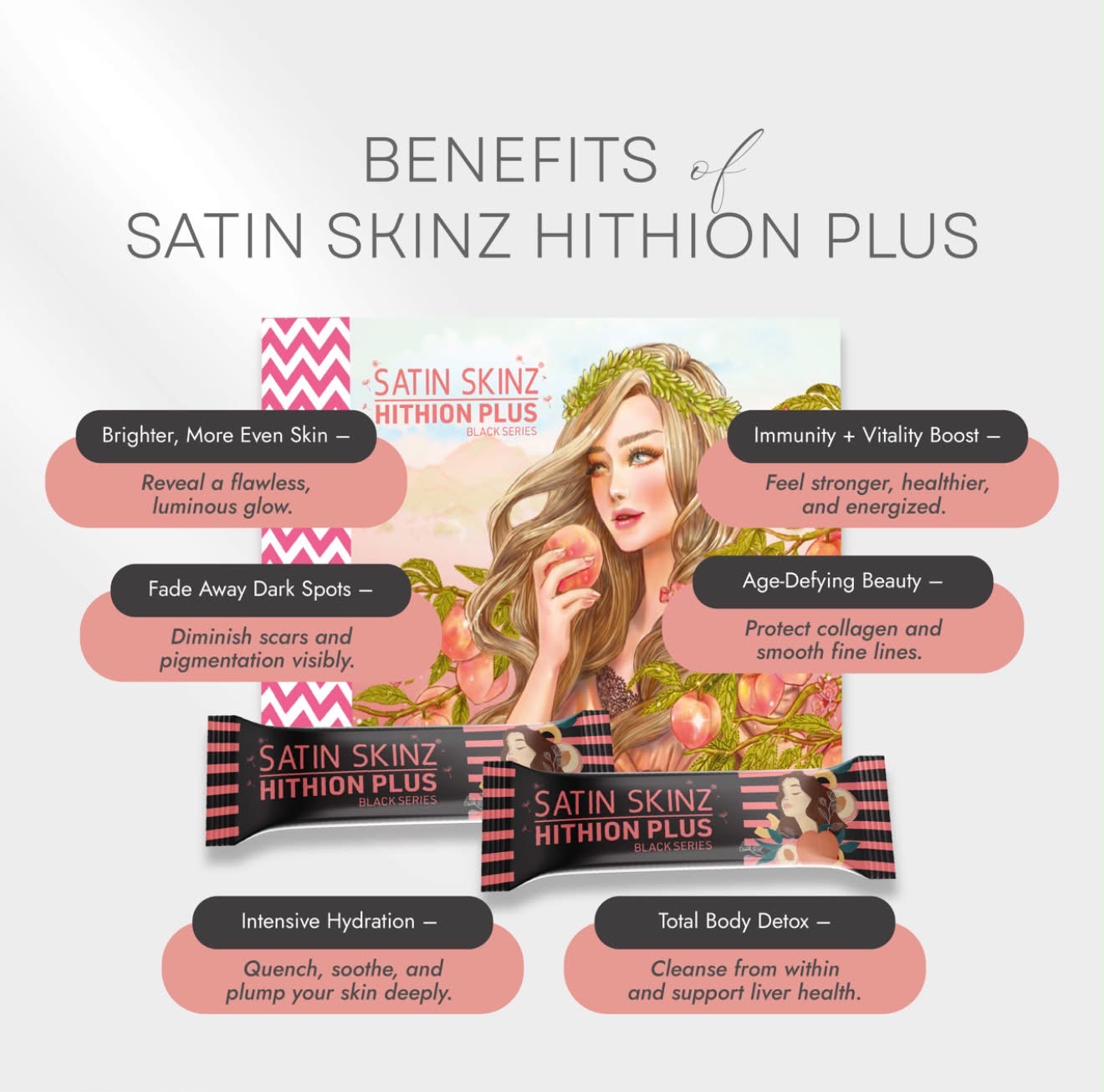 Satin Skinz Hithion Plus – Luxurious Skin Radiance Formula (Black Series)