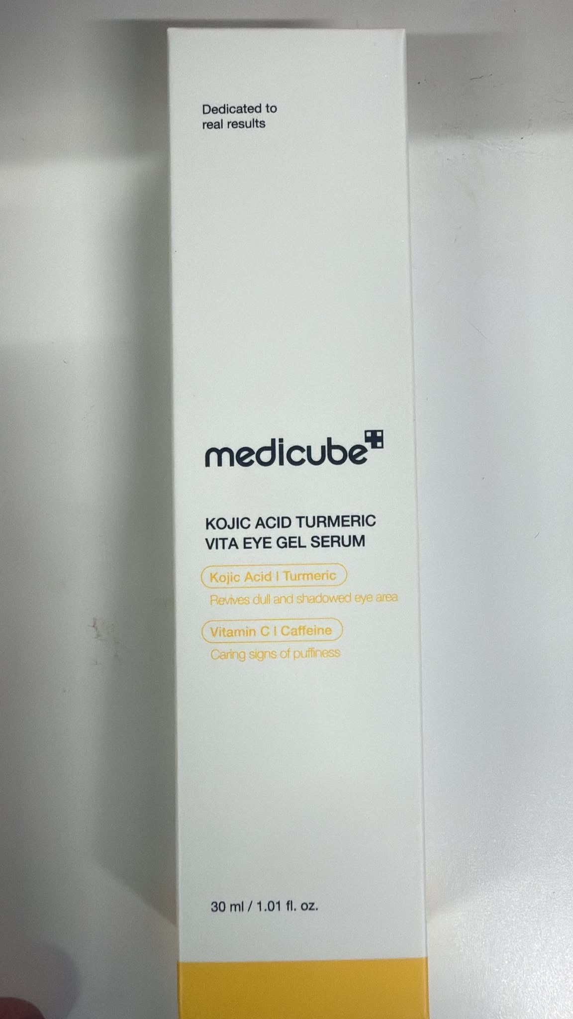 Medicube Kojic Acid Turmeric Vita Eye Gel Serum – Brightening Eye Care (30ml)