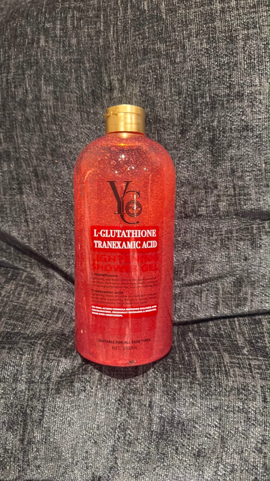 YC Brightening Shower Gel (1000ml) – L-Glutathione & Tranexamic Acid