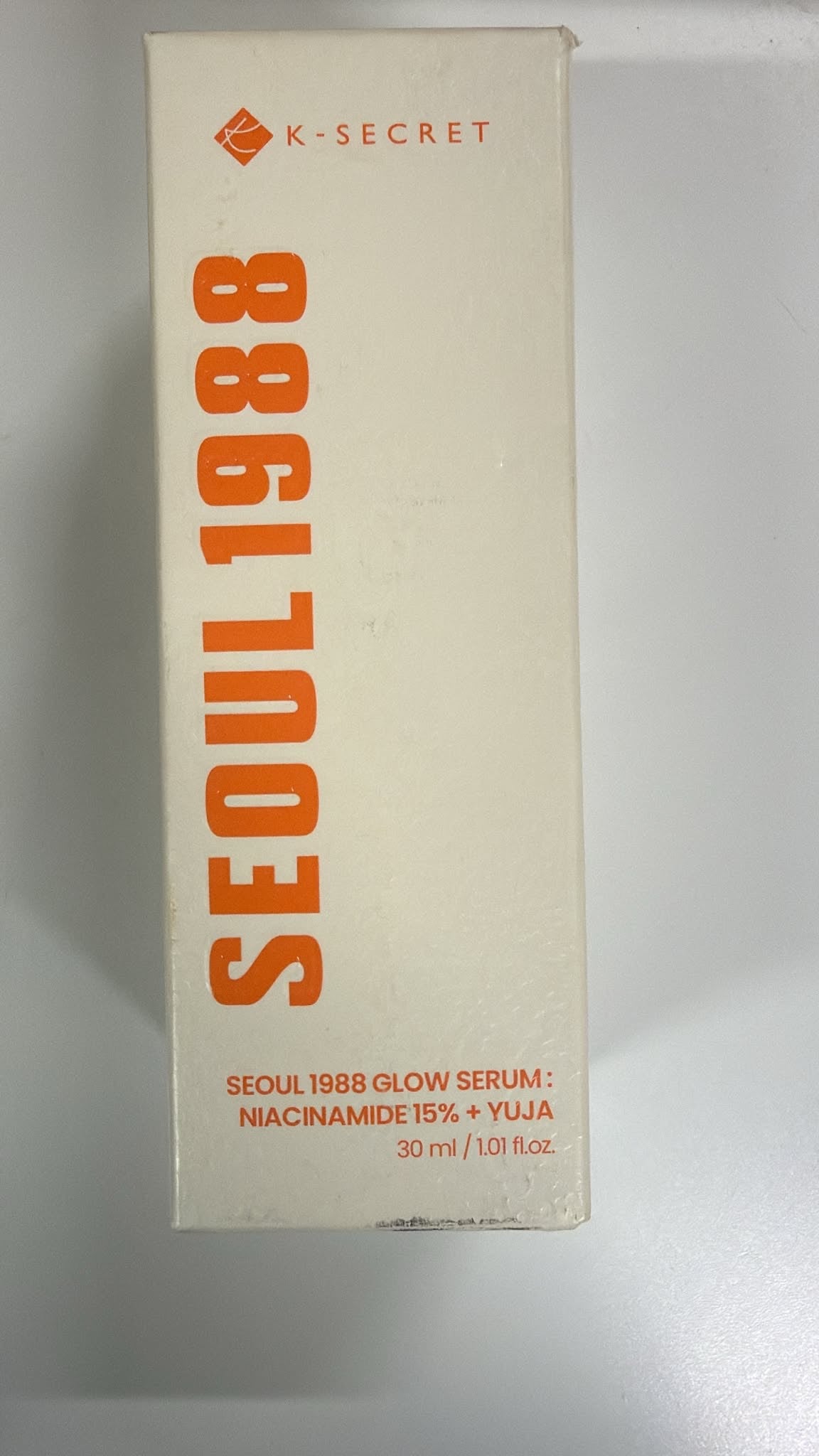 K-Secret Seoul 1988 Glow Serum – 15% Niacinamide + Yuja (30ml)