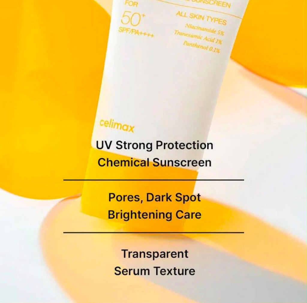 Celimax Pore + Dark Spot Brightening Care Sunscreen (50ml) – All Skin Types