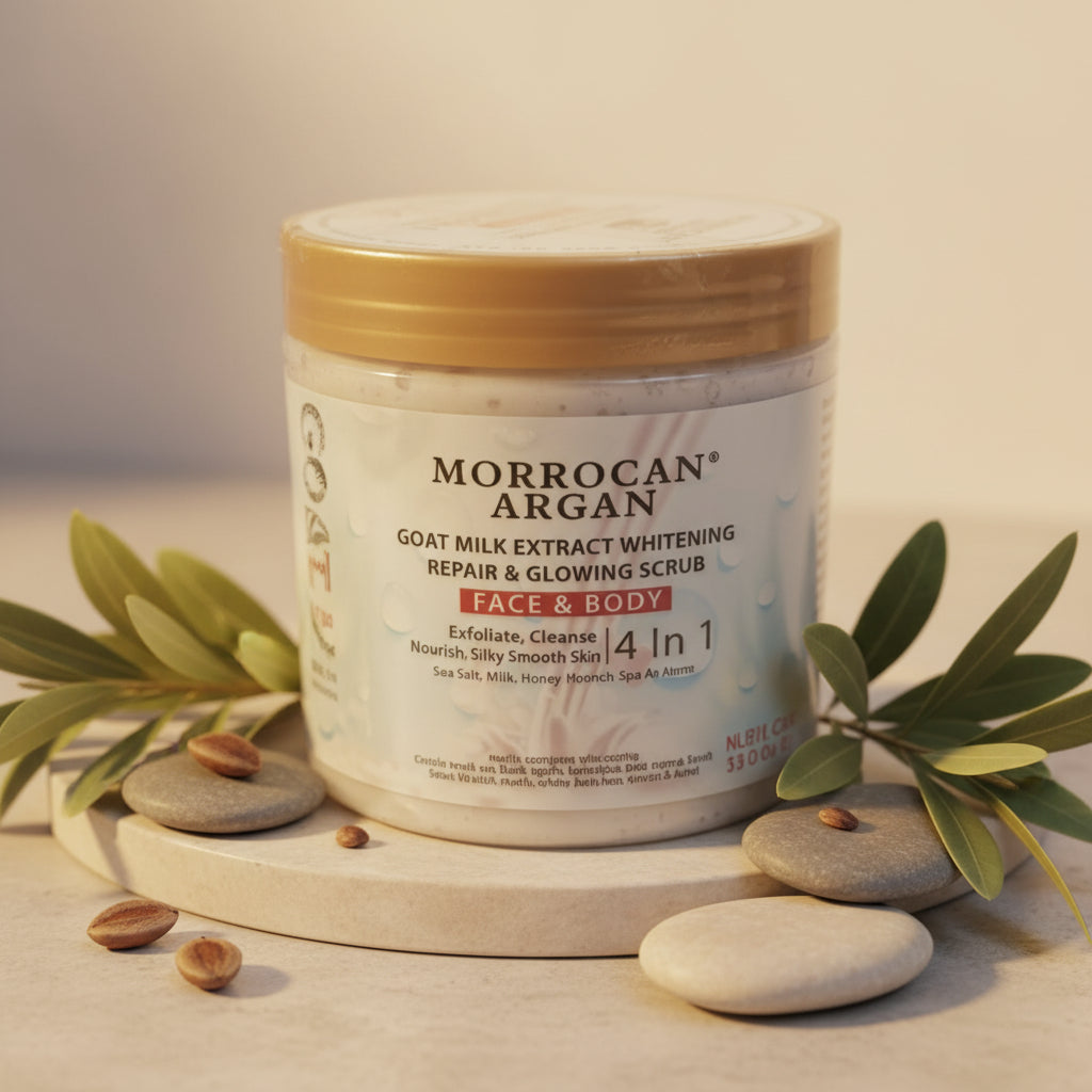 Morrocan Argan Whitening Repair and Glowing Scrub