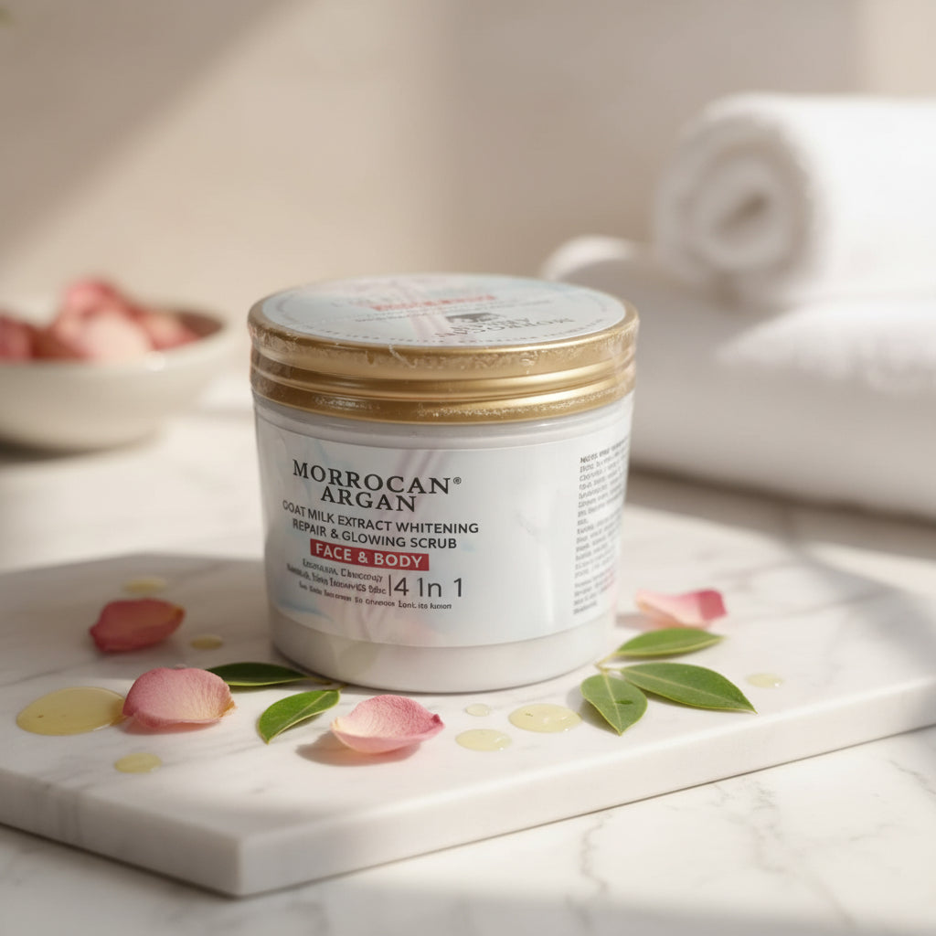 Morrocan Argan Whitening Repair and Glowing Scrub