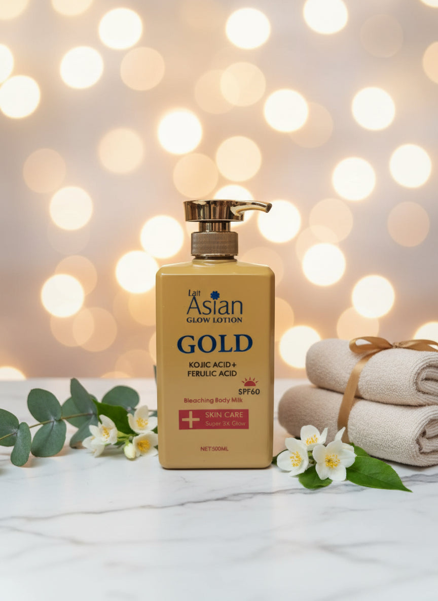 Lait Asian Glow Lotion Gold Bleaching body Milk