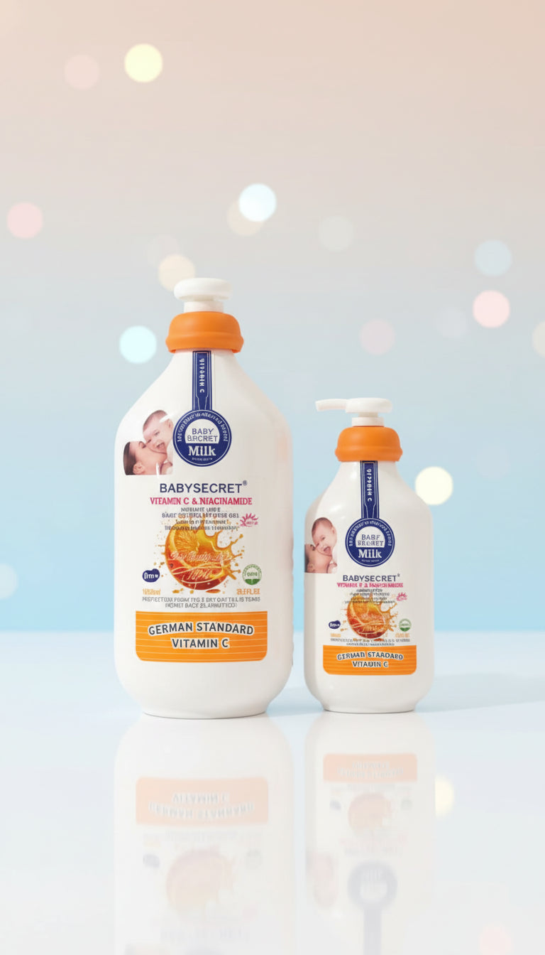 Baby Secret Vitamin C & Niacinamide Shower Gel 1000ml + Lotion 400ml