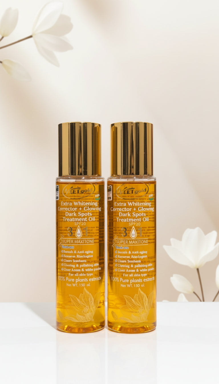 Veet Gold Maxitone Corrector and Glowing Oil