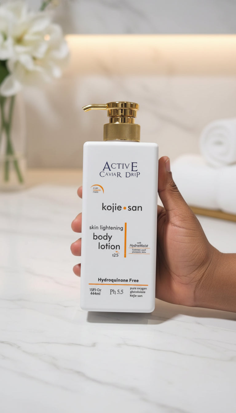 Active Caviar Drip Kojie San Skin Lightening Body Lotion