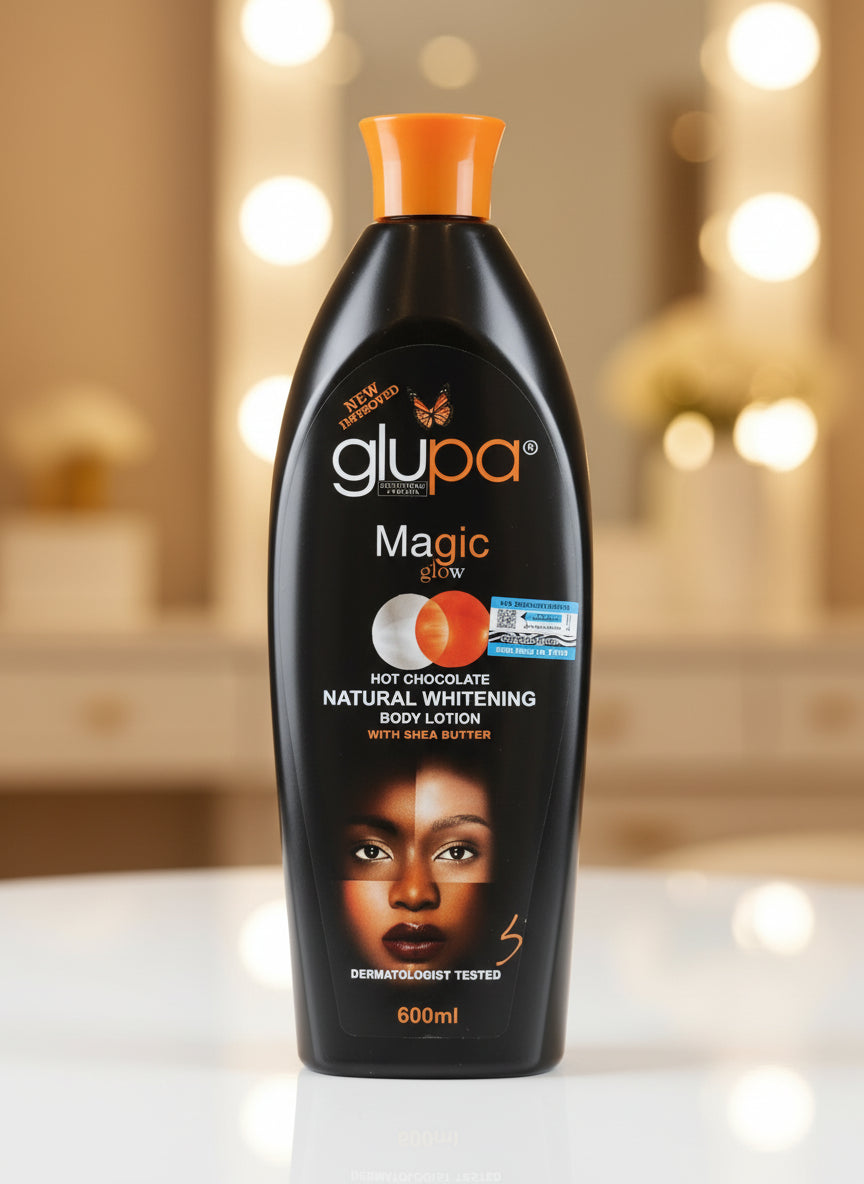 Glupa Hot Chocolate Natural Whitening Body Lotion with Shea Butter