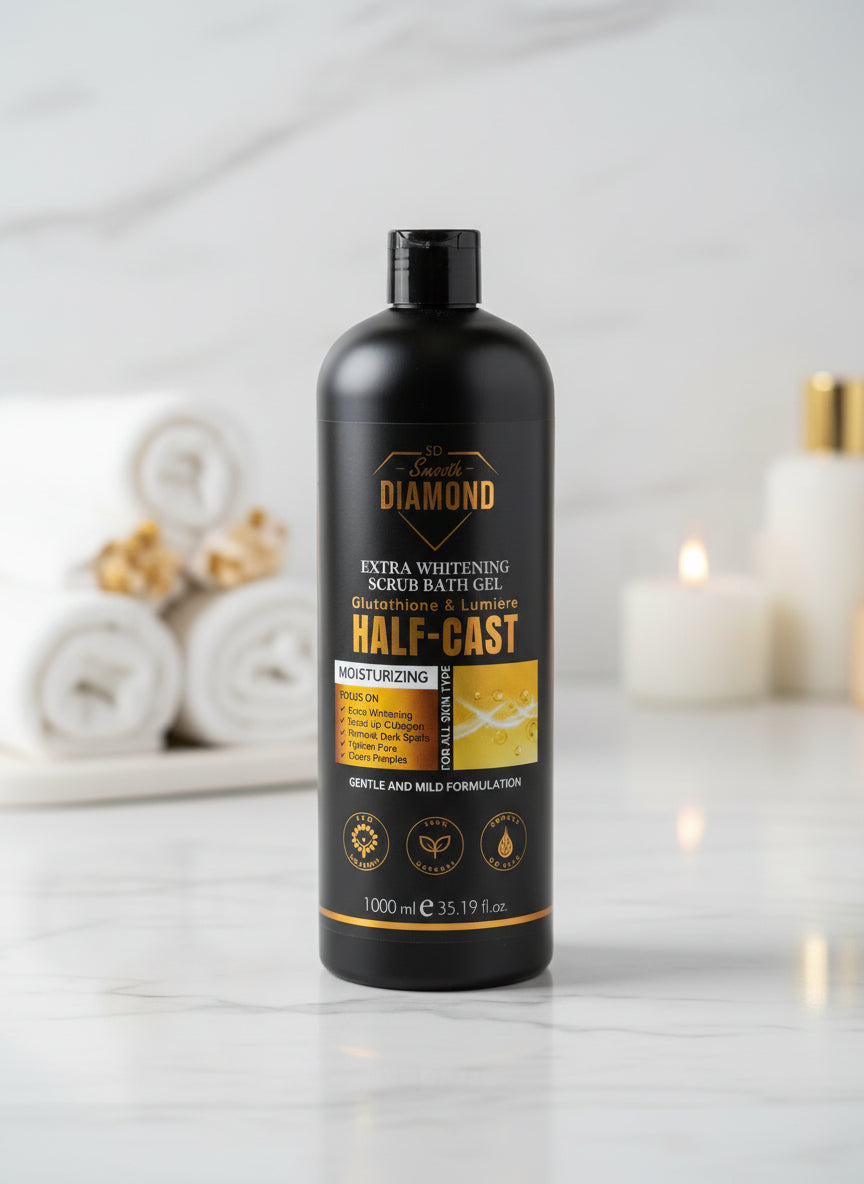 Diamond Half Cast Extra Whitening Scrub Bath Gel