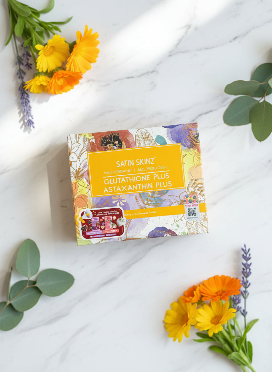 Satin Skinz Glutathione Plus + Astaxanthin Plus