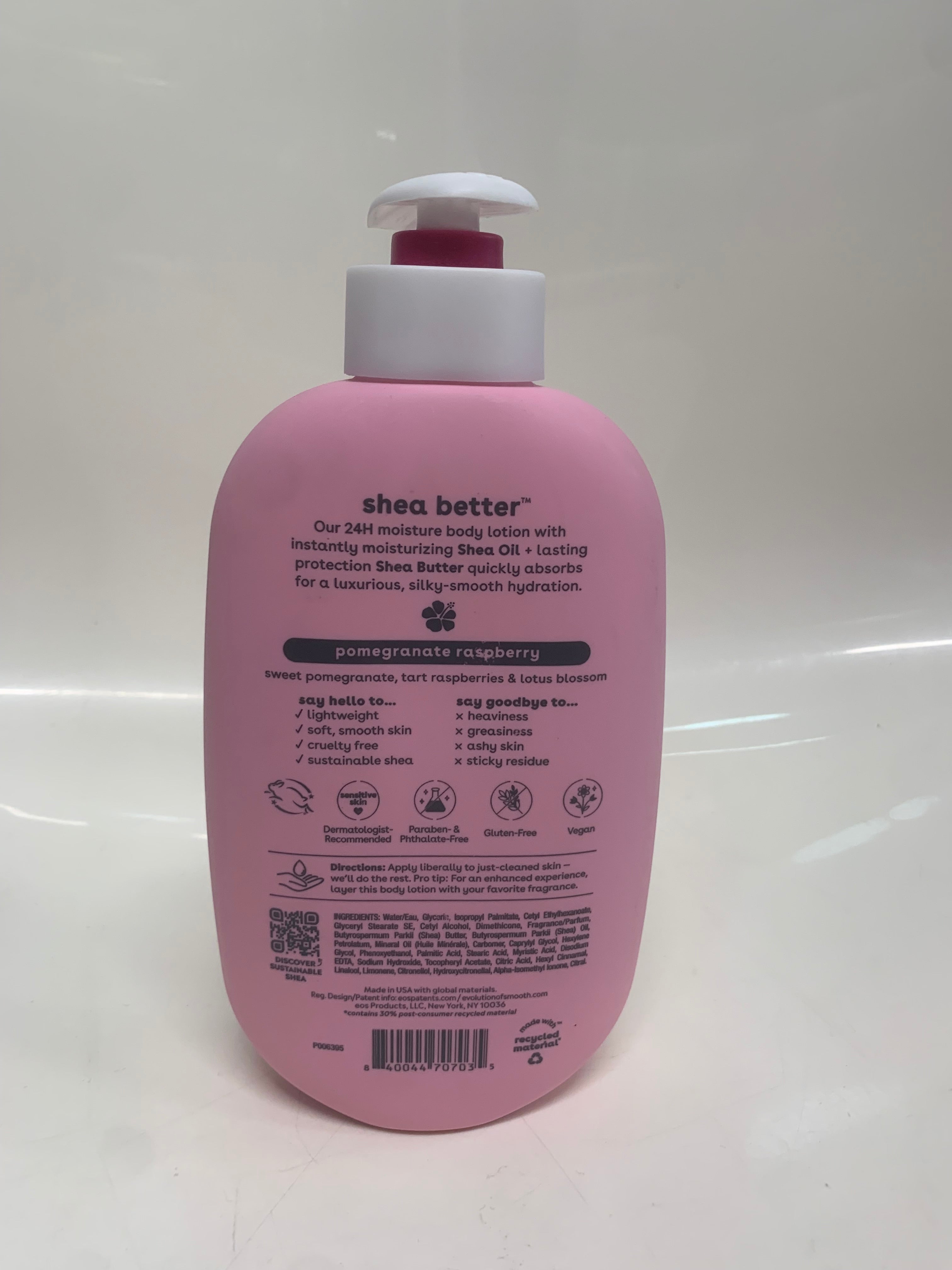 EOS Shea Better™ 24H Moisture Body Lotion – Pomegranate Raspberry
