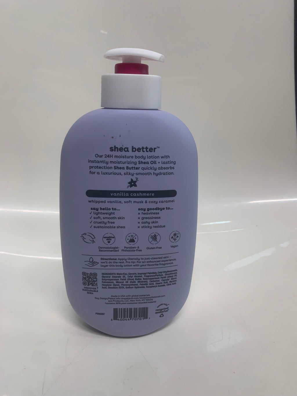 EOS Shea Better™ 24H Moisture Body Lotion – Vanilla Cashmere