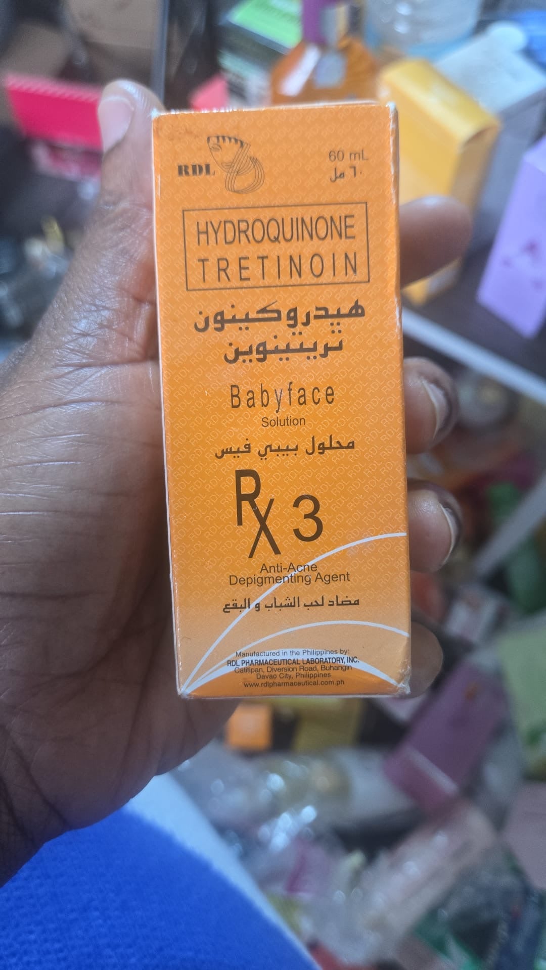 RDL Babyface Solution – Hydroquinone & Tretinoin Formula (60 mL)
