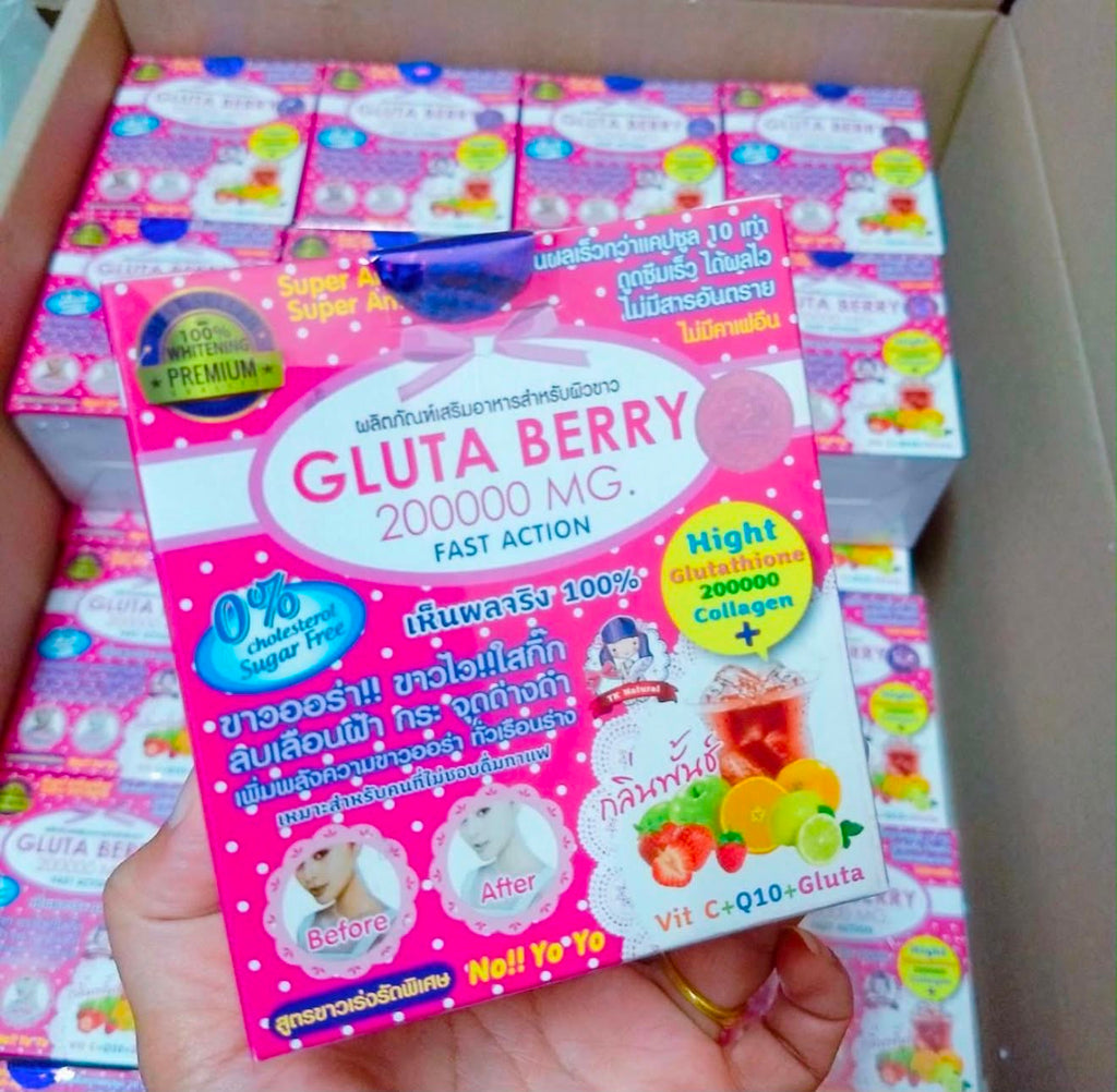 Gluta Berry 200,000mg – Fast Action Super Antioxidant & Anti-Ageing Formula