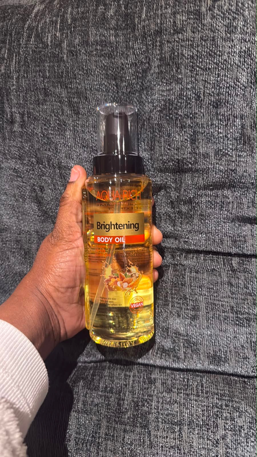 Aqua Rich Brightening Body Oil – Vegan Formula