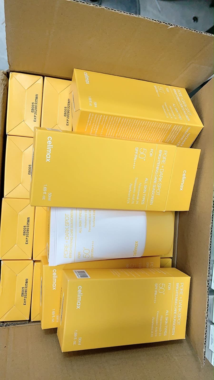 Celimax Pore + Dark Spot Brightening Care Sunscreen (50ml) – All Skin Types