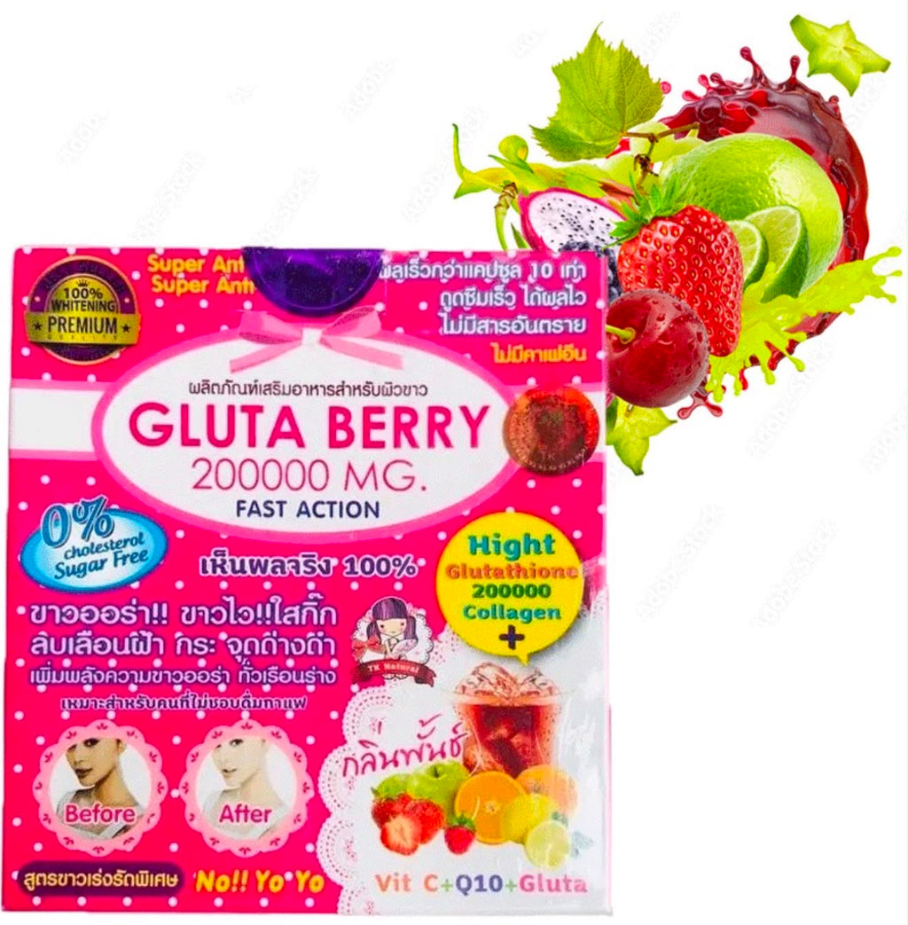 Gluta Berry 200,000mg – Fast Action Super Antioxidant & Anti-Ageing Formula