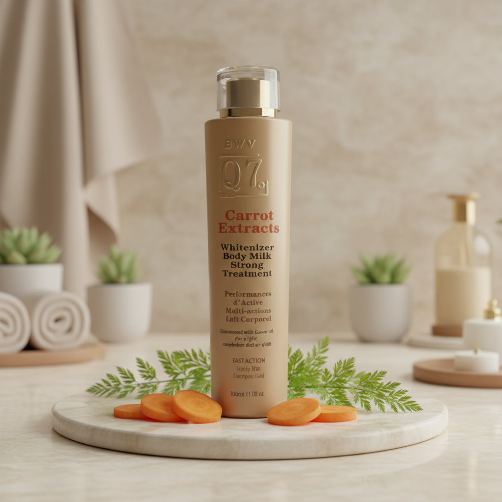 Q7 Gold Carrot Extracts Whitener Body Milk