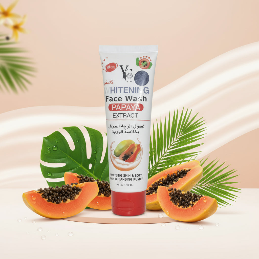 YC Whitening Face Wash with Papaya Extract – 100ml